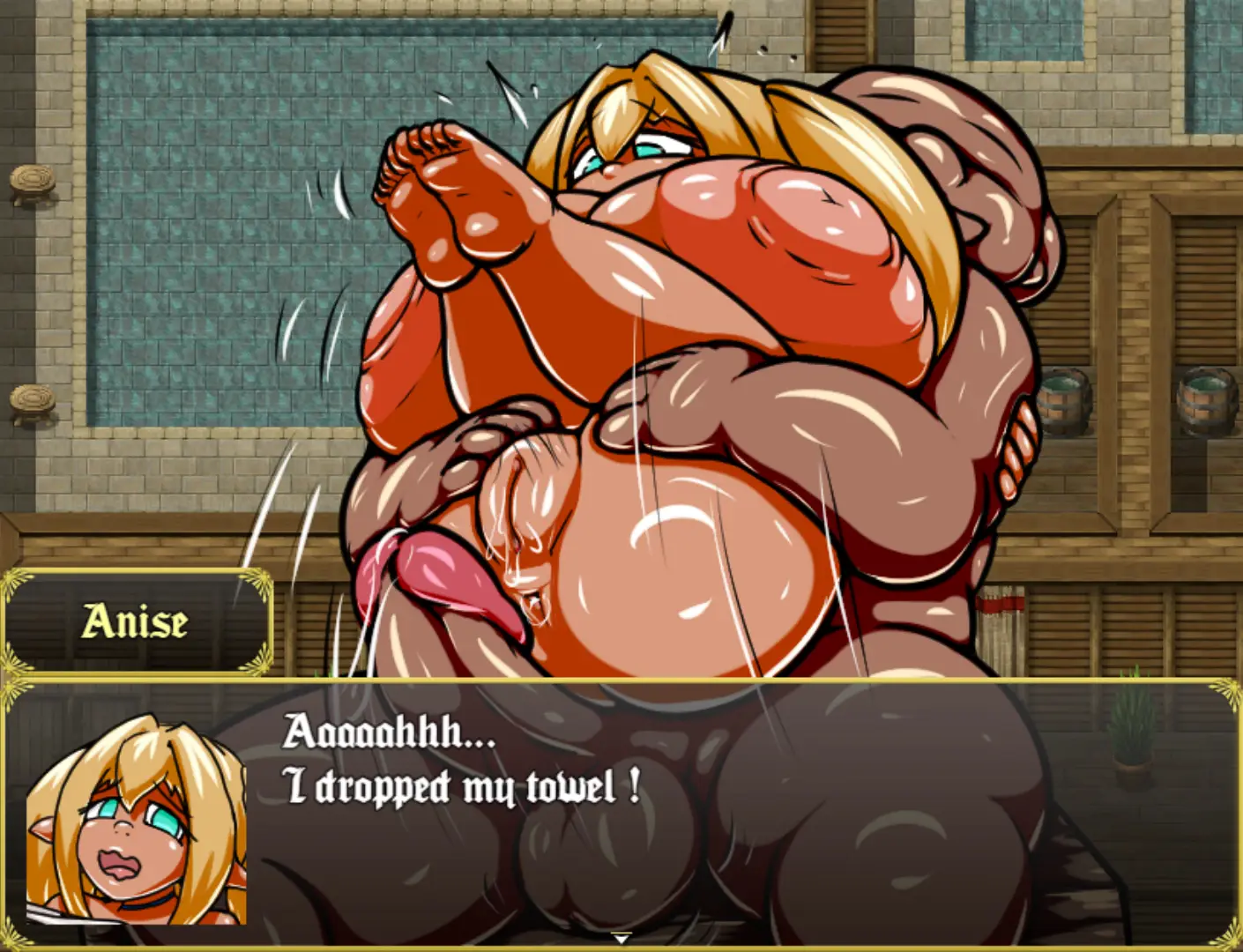 NTR Elf : Welcome to Lewdburg gameplay screenshot 2 (Ren'Py adult game) by Screwthename Suscribestar – free download