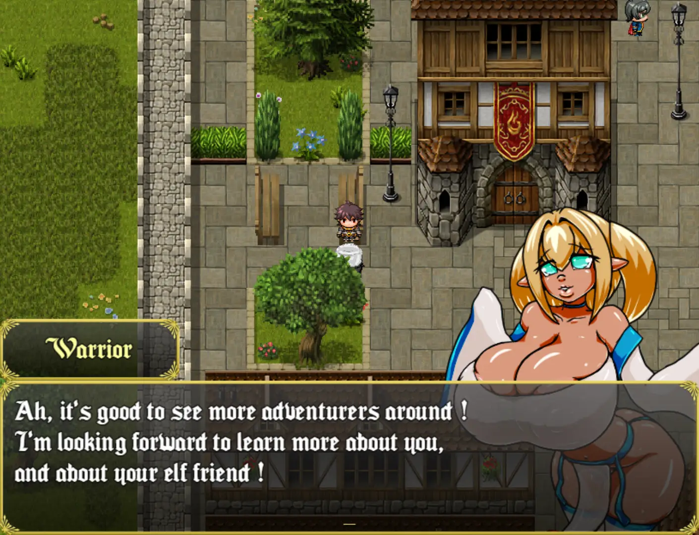 NTR Elf : Welcome to Lewdburg gameplay screenshot 7 (Ren'Py adult game) by Screwthename Suscribestar – free download