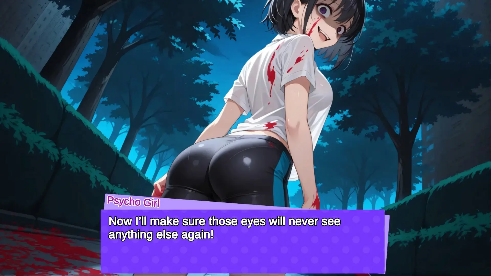 Snapshot: Naughty Nightmares gameplay screenshot 5 (Ren'Py adult game) by Tiny Secret Games – free download