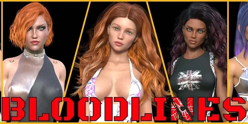 Bloodlines cover 1.04 Revised – Ren'Py adult game by PixelFlynt free download