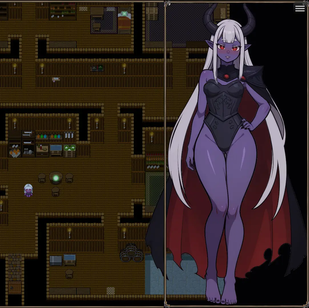 My Domestic Demon Queen gameplay screenshot 4 (Ren'Py adult game) by BrokenHeart – free download