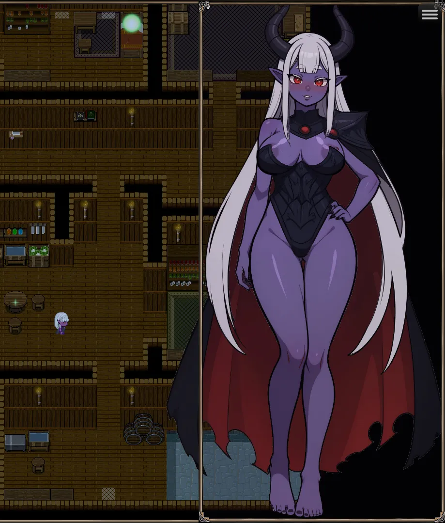 My Domestic Demon Queen gameplay screenshot 5 (Ren'Py adult game) by BrokenHeart – free download