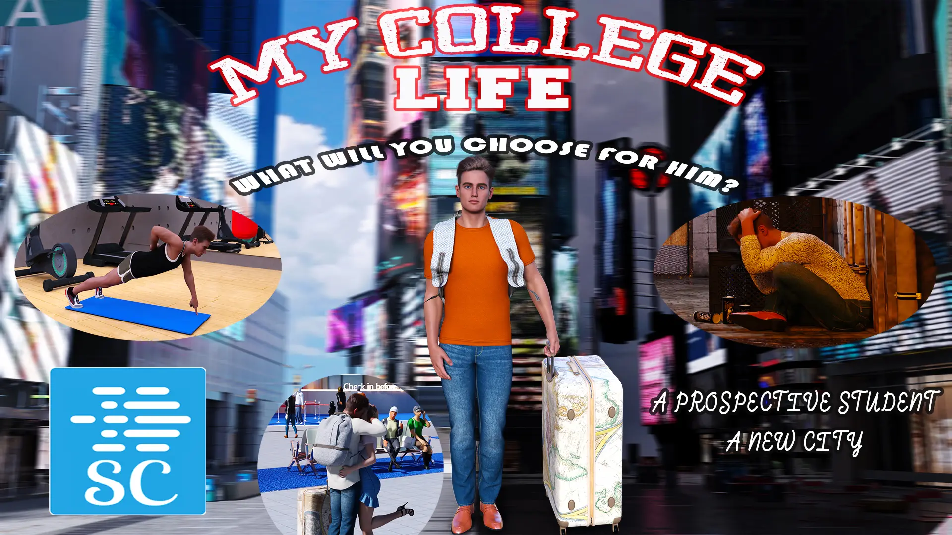 My College Life cover Chapter 2 - 0.1 – Ren'Py adult game by SC free download