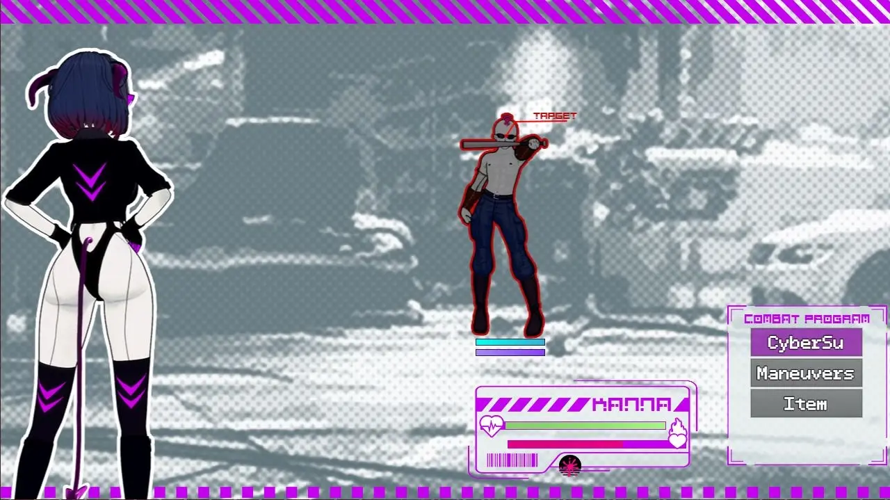 Neon City Succubus gameplay screenshot 2 (Ren'Py adult game) by knsdigitalstudio – free download