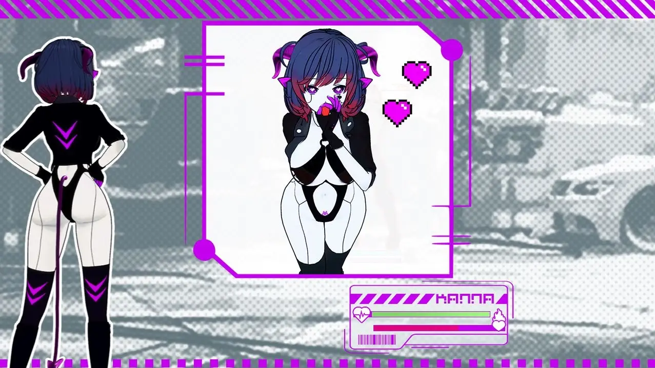 Neon City Succubus gameplay screenshot 3 (Ren'Py adult game) by knsdigitalstudio – free download