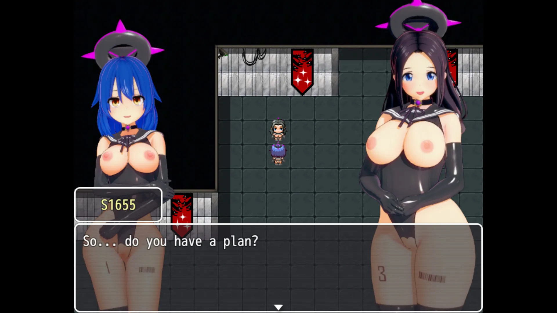 Great Exorcist Asuka gameplay screenshot 9 (Ren'Py adult game) by H.ERO – free download