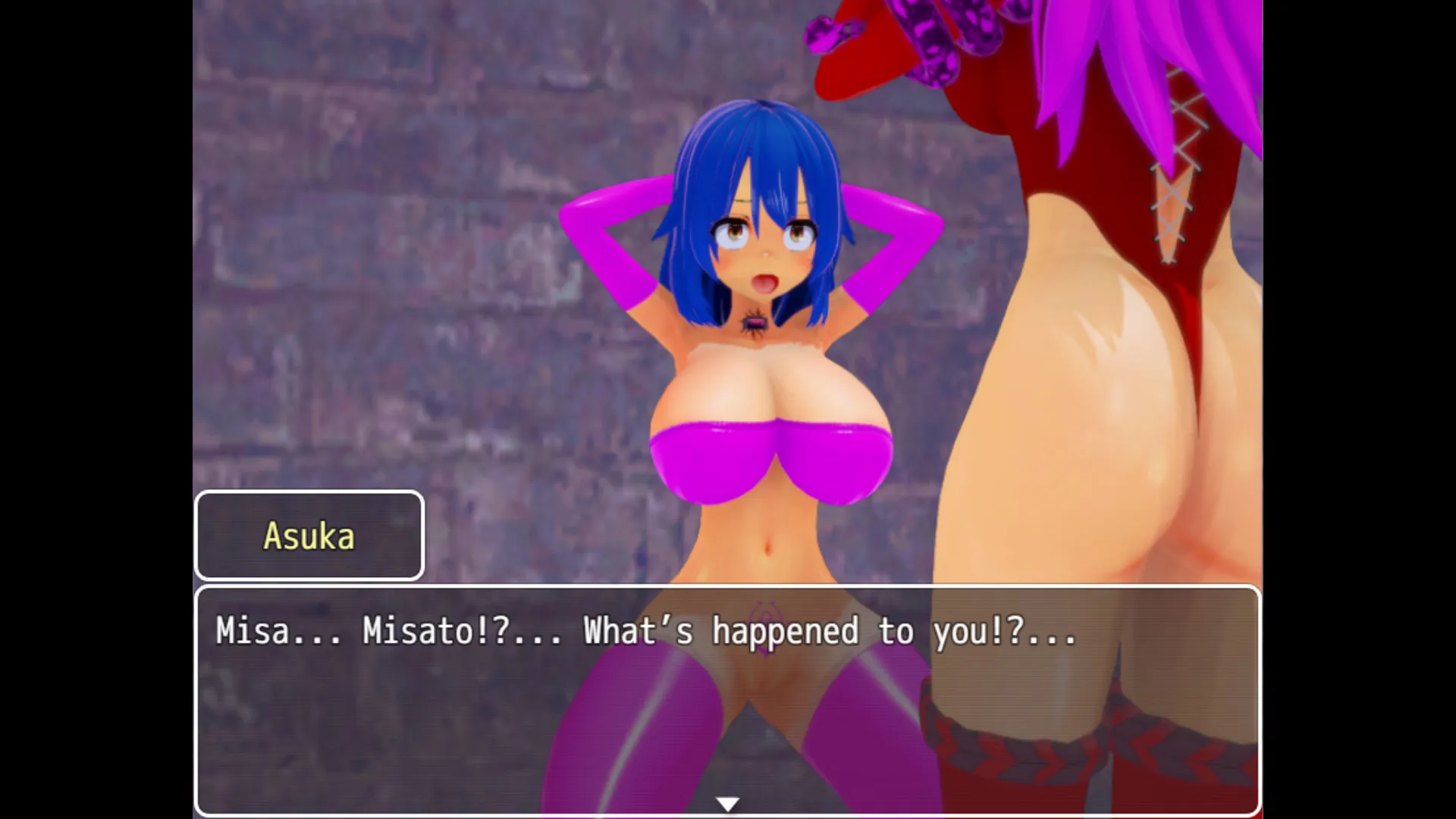 Great Exorcist Asuka gameplay screenshot 10 (Ren'Py adult game) by H.ERO – free download