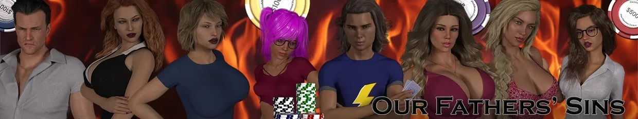 Our Fathers Sins cover 0.1.6.6 – Ren'Py adult game by Sin Bin Interactive free download