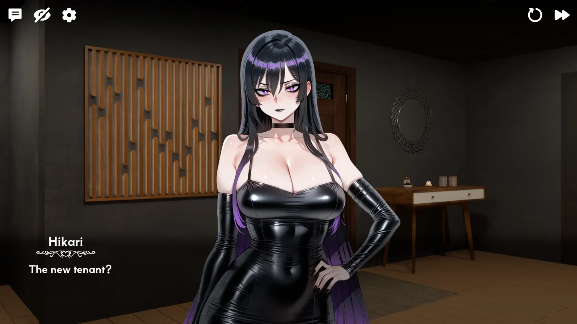 Goth Mommy Hikari gameplay screenshot 9 (Ren'Py adult game) by eroverse_st – free download