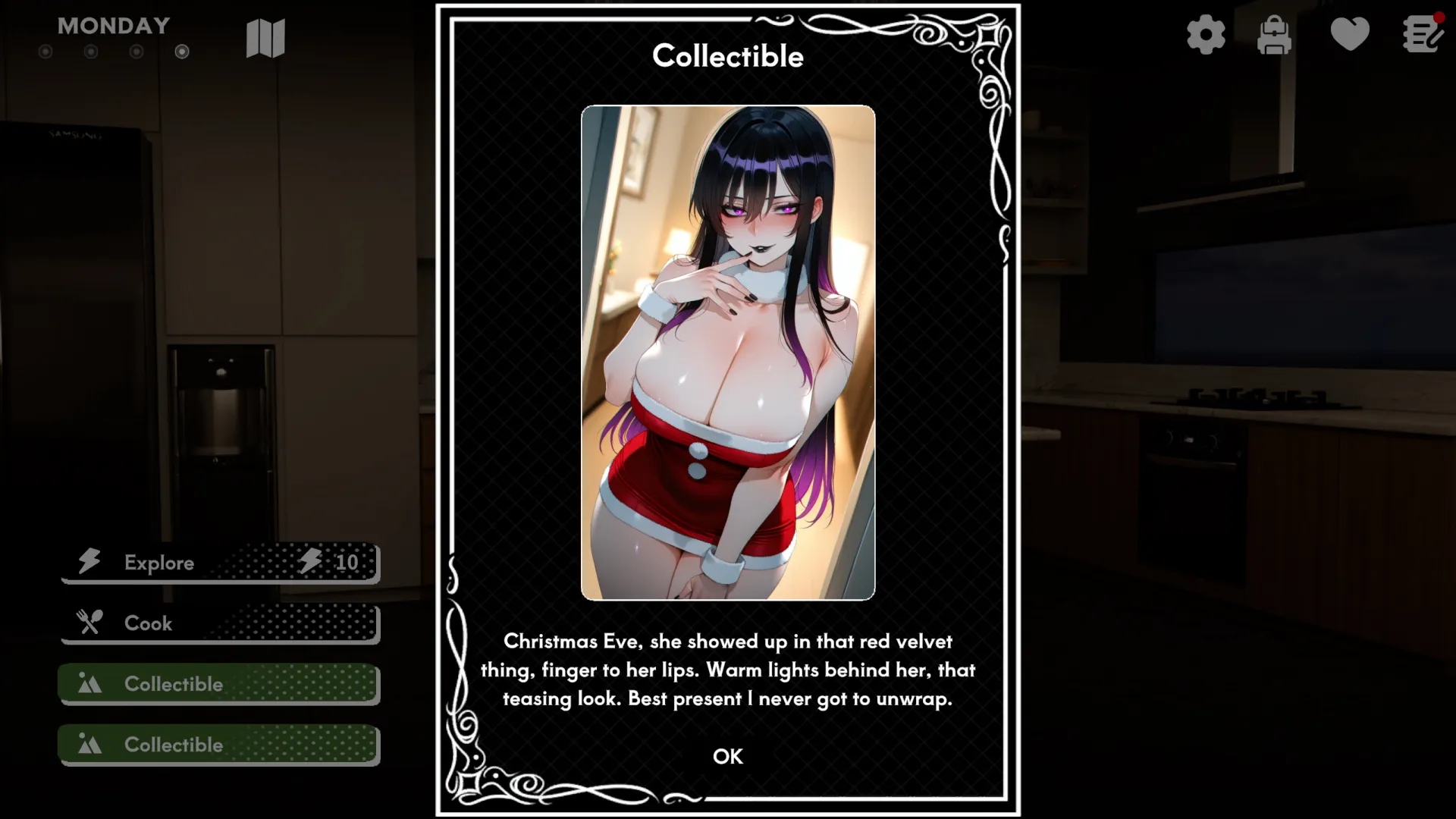 Goth Mommy Hikari gameplay screenshot 10 (Ren'Py adult game) by eroverse_st – free download