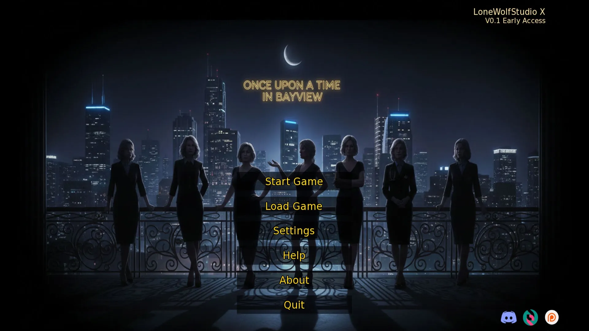 Once Upon a Time in Bayview gameplay screenshot 1 (Ren'Py adult game) by LoneWolfStudioX – free download