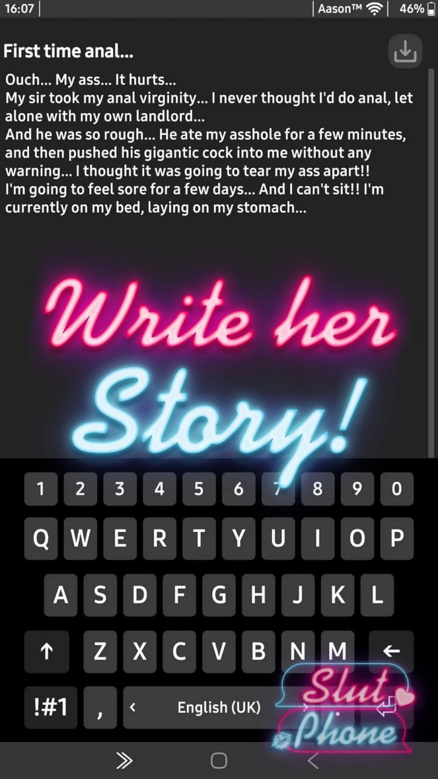 Slut Phone gameplay screenshot 12 (Ren'Py adult game) by Aason – free download