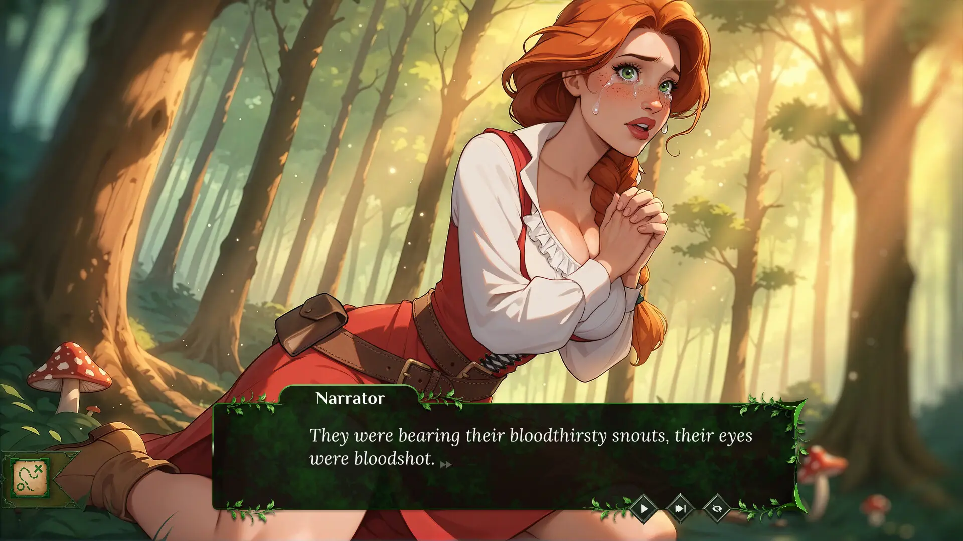 Throbbin Hood gameplay screenshot 1 (Ren'Py adult game) by BanzaiProject – free download