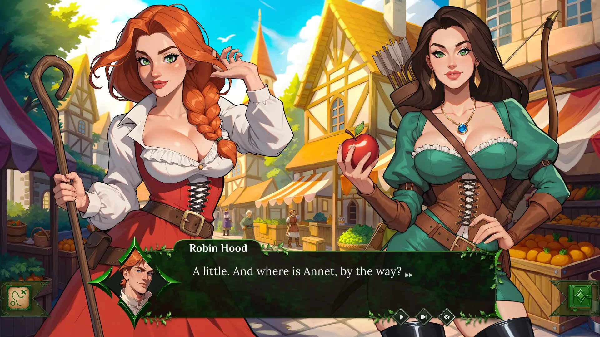 Throbbin Hood gameplay screenshot 4 (Ren'Py adult game) by BanzaiProject – free download