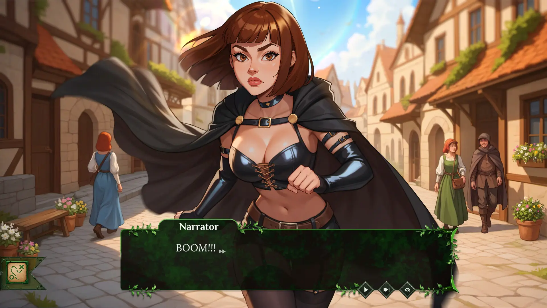Throbbin Hood gameplay screenshot 3 (Ren'Py adult game) by BanzaiProject – free download