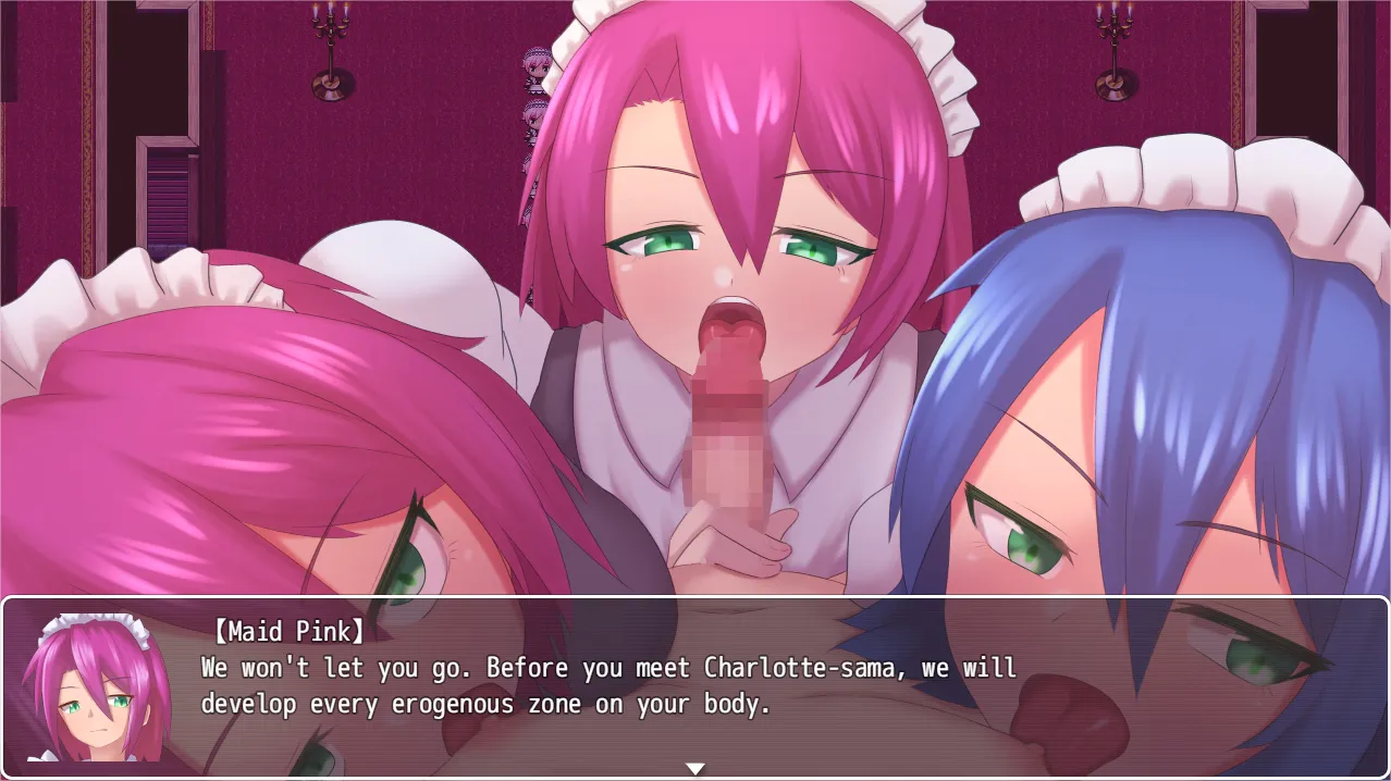 Charmin’ Tea Party gameplay screenshot 1 (Ren'Py adult game) by Lifies – free download