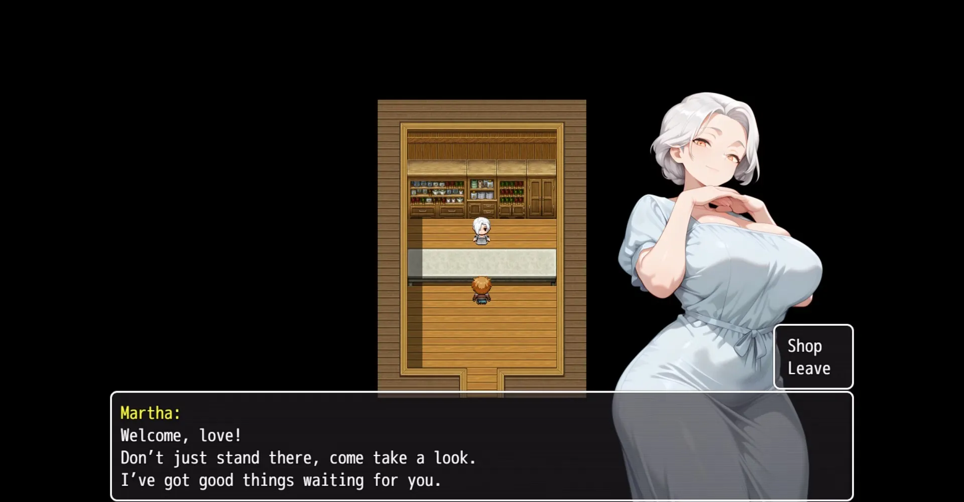 Laura and the NTR Village gameplay screenshot 1 (Ren'Py adult game) by MislightGames – free download