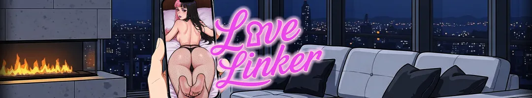 LoveLinker cover 1.0 – Ren'Py adult game by Ms. Peach free download