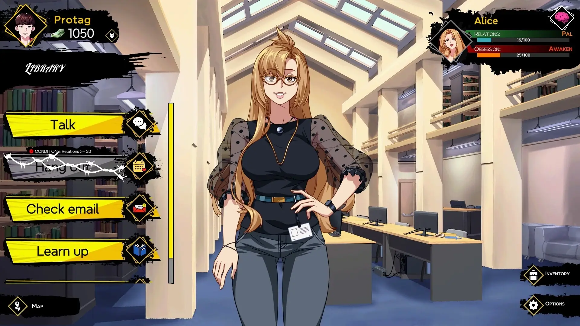 JNZ: Anchor Archetype gameplay screenshot 2 (Ren'Py adult game) by Forbidden Dreams – free download
