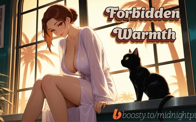 Forbidden Warmth cover 0.01 – Ren'Py adult game by MidnightPurr free download