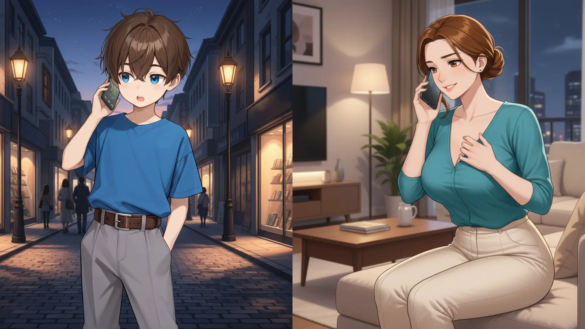 Forbidden Warmth gameplay screenshot 6 (Ren'Py adult game) by MidnightPurr – free download