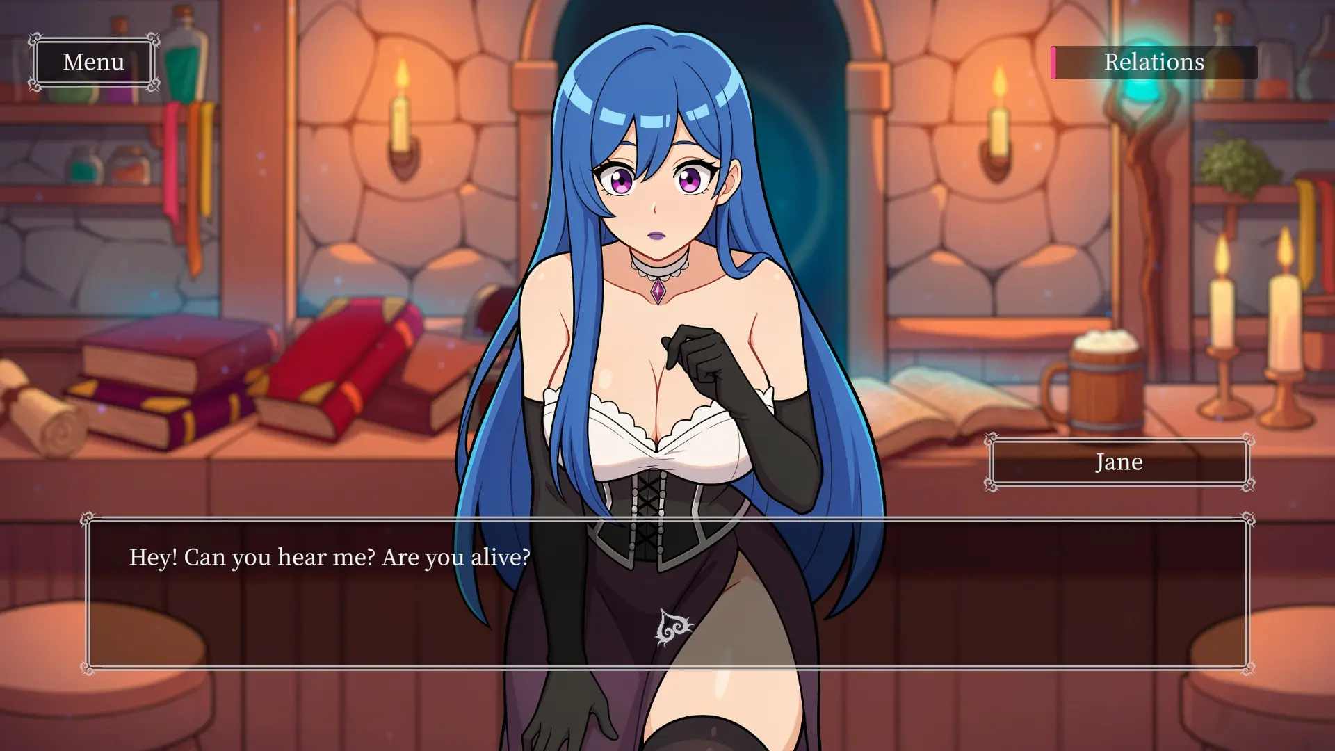 Girls of the Deep gameplay screenshot 2 (Ren'Py adult game) by AmSus4Games – free download