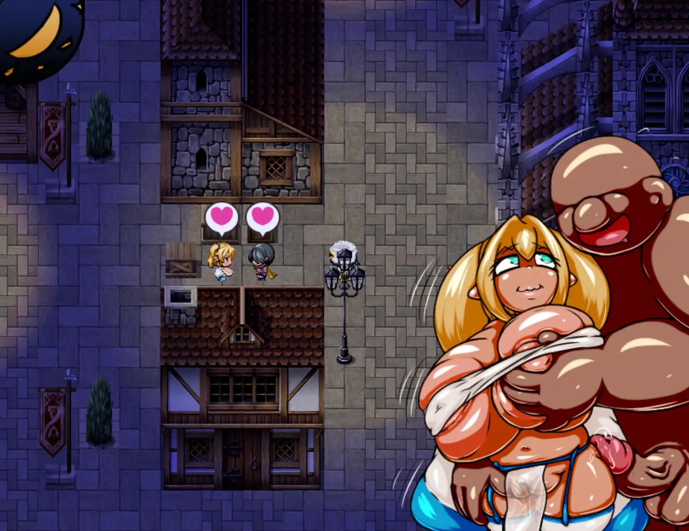 NTR Elf : Welcome to Lewdburg gameplay screenshot 12 (Ren'Py adult game) by Screwthename Suscribestar – free download