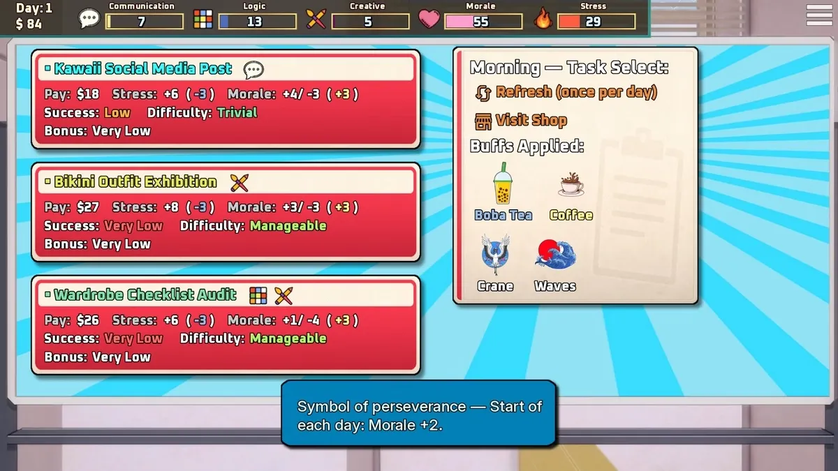 Mandatory Manager gameplay screenshot 6 (Ren'Py adult game) by Kana – free download