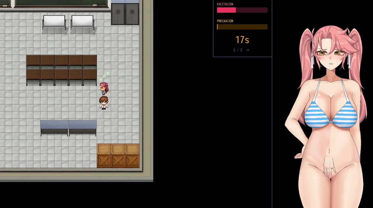 Highschool of the Sex gameplay screenshot 7 (Ren'Py adult game) by OnlyH – free download