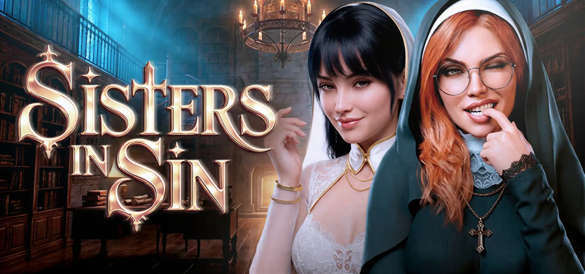 Sisters in Sin cover 1.0 – Ren'Py adult game by Lewd Star free download