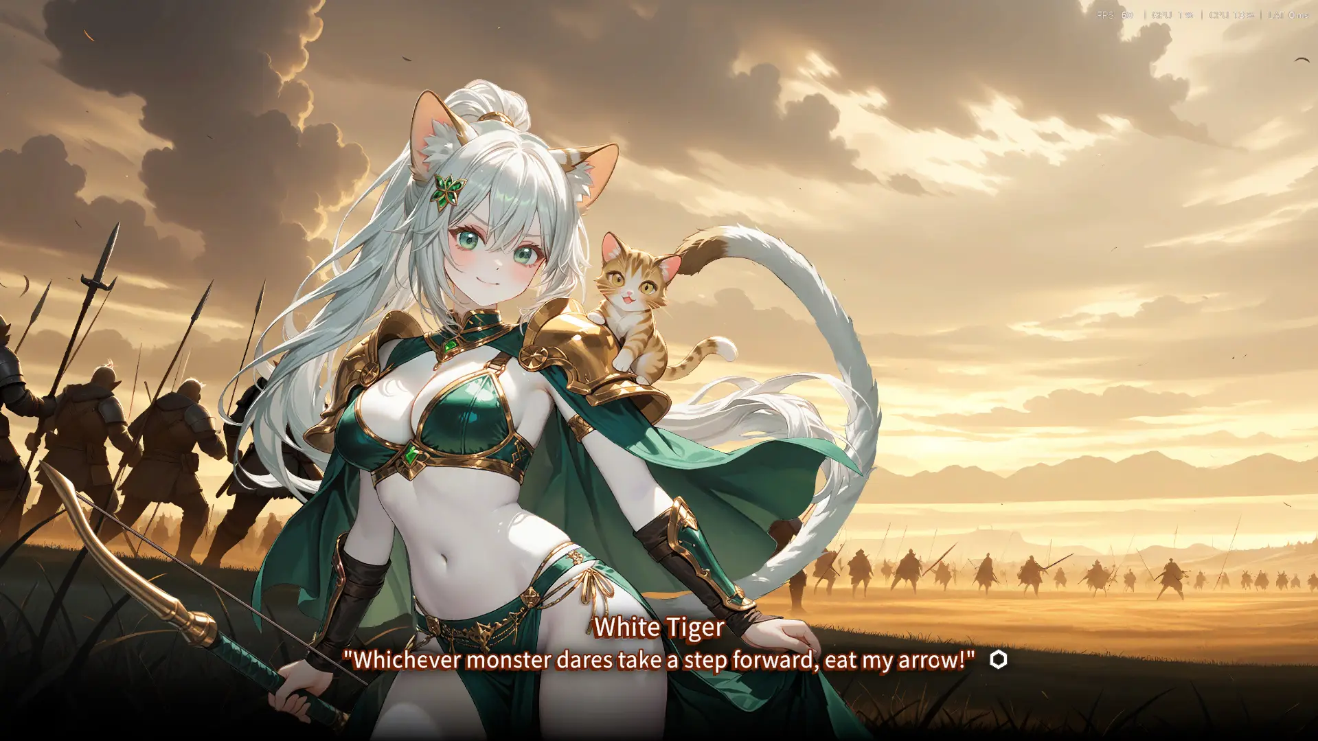 Claws of Soria: Escape the Succubus Night gameplay screenshot 7 (Ren'Py adult game) by Byakko MeiMei – free download