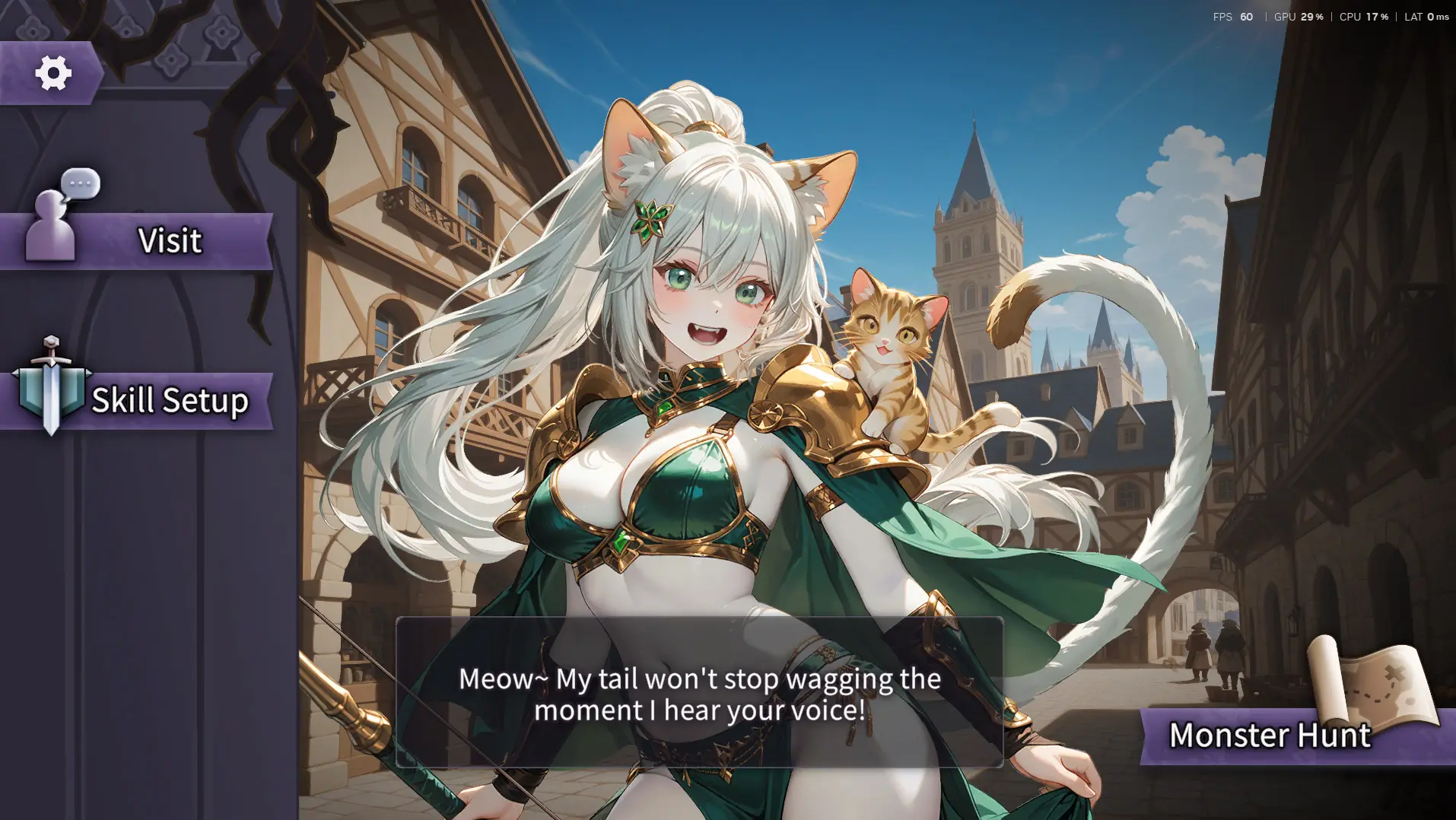 Claws of Soria: Escape the Succubus Night gameplay screenshot 9 (Ren'Py adult game) by Byakko MeiMei – free download