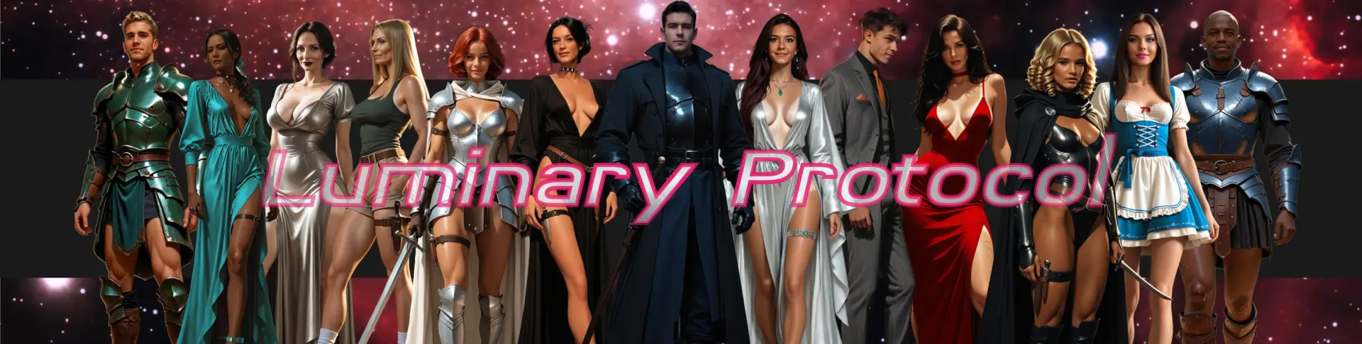 Luminary Protocol cover 1.012R – Ren'Py adult game by JubsGames free download