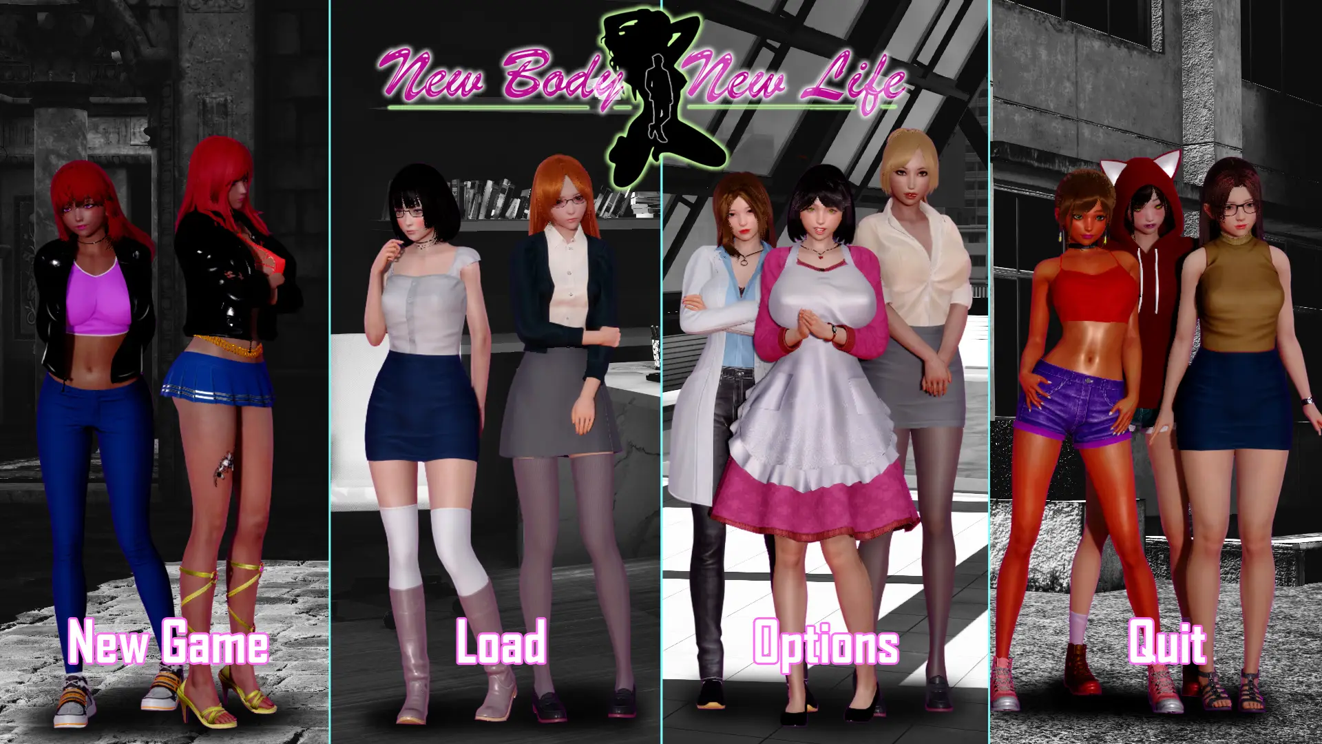 New Body – New Life Remake cover 0.18 – Ren'Py adult game by Moccasin's Mirror free download