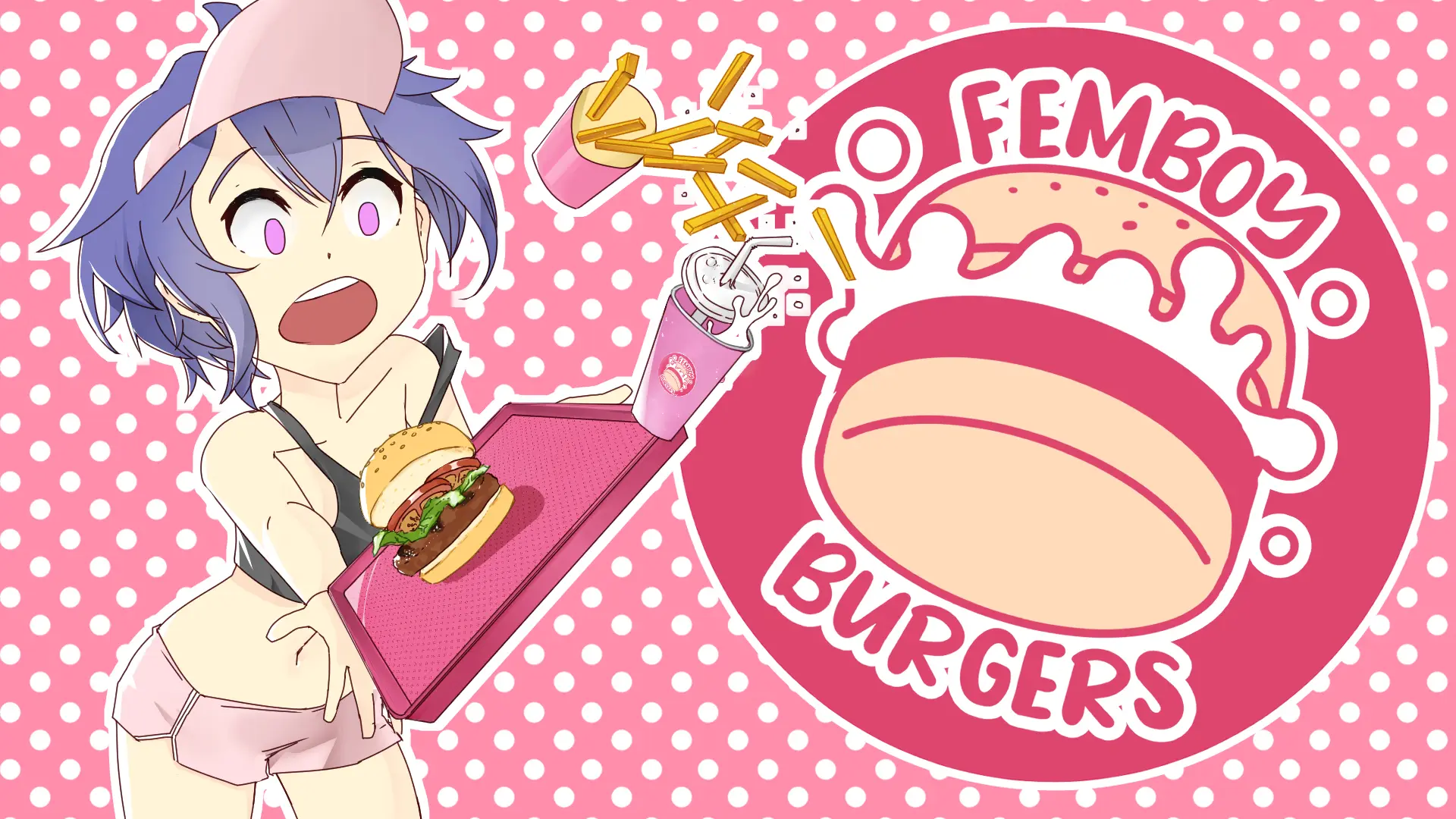 Femboy Burgers gameplay screenshot 2 (Others adult game) by Asephy – free download