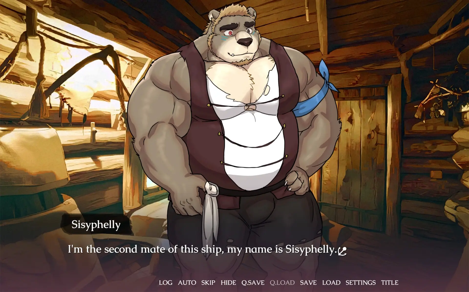 My Pirate Husbandos gameplay screenshot 4 (Ren'Py adult game) by Nonohomo Circle – free download