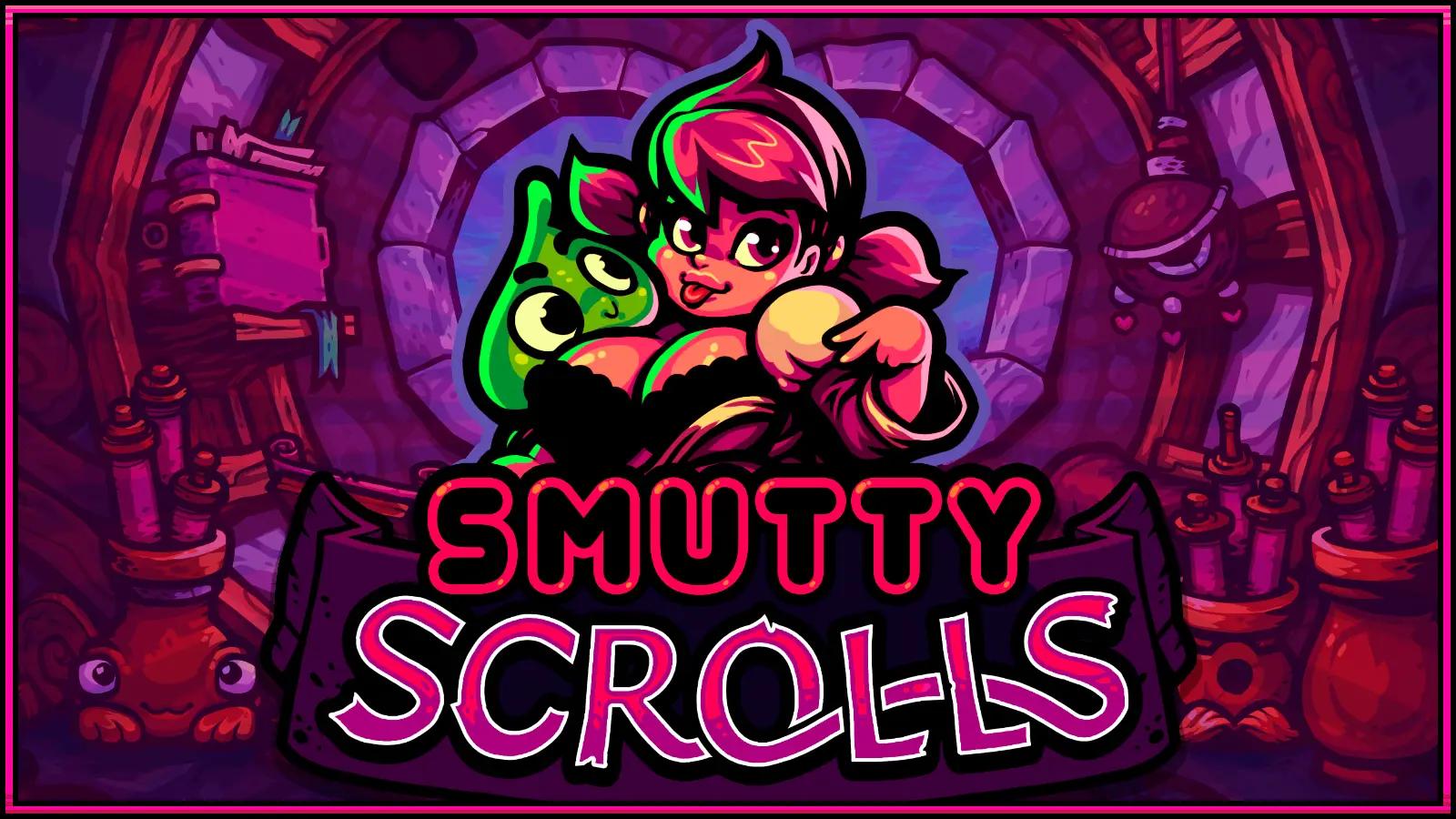 Smutty Scrolls gameplay screenshot 1 (Others adult game) by Team Tailnut – free download