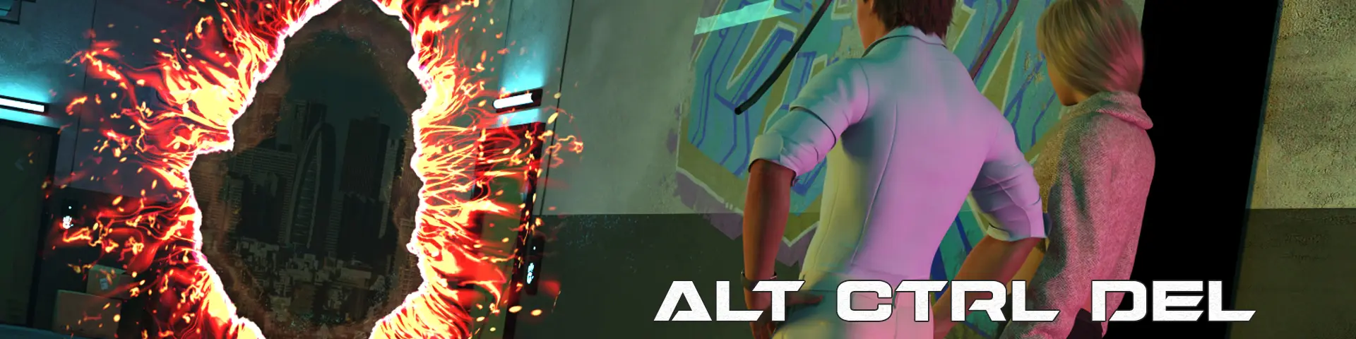 ALT CTRL DEL gameplay screenshot 1 (Ren'Py adult game) by Burst Out Games – free download