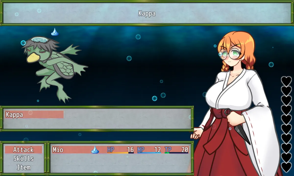 Mommy Milkers Miko gameplay screenshot 1 (Ren'Py adult game) by Azurezero – free download