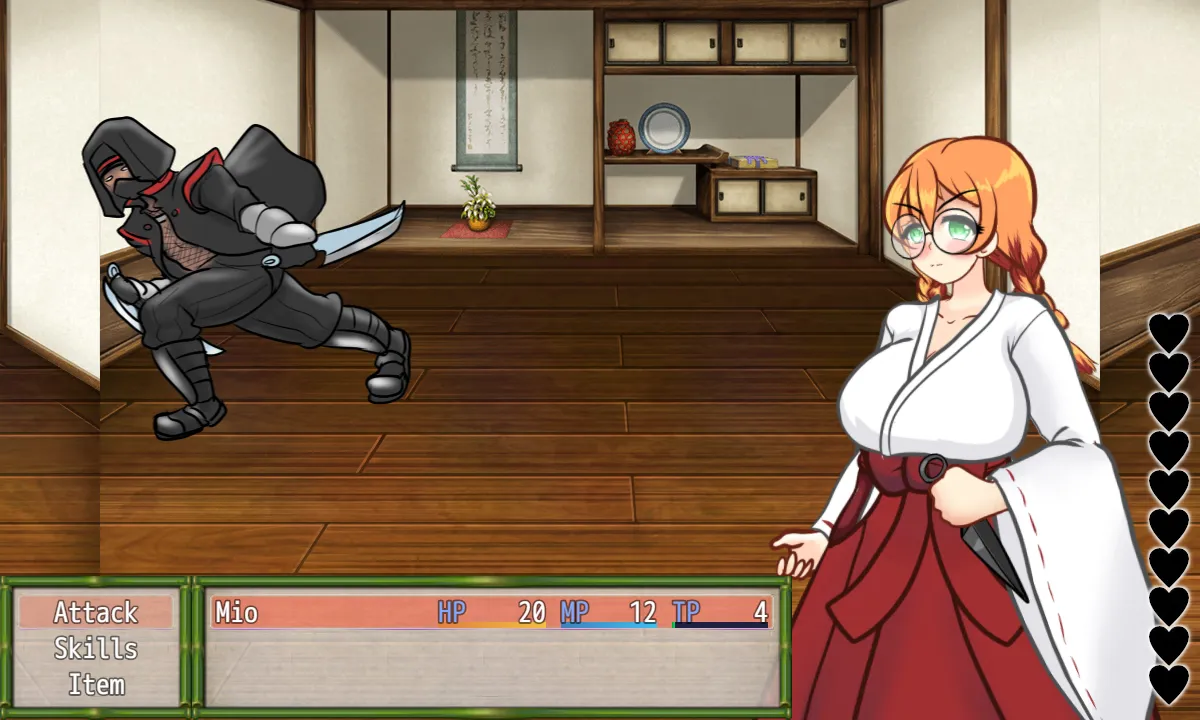 Mommy Milkers Miko gameplay screenshot 3 (Ren'Py adult game) by Azurezero – free download