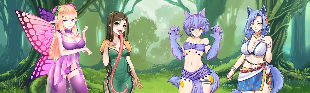MonGirl Conquest gameplay screenshot 1 (Ren'Py adult game) by Yeehaw Games – free download