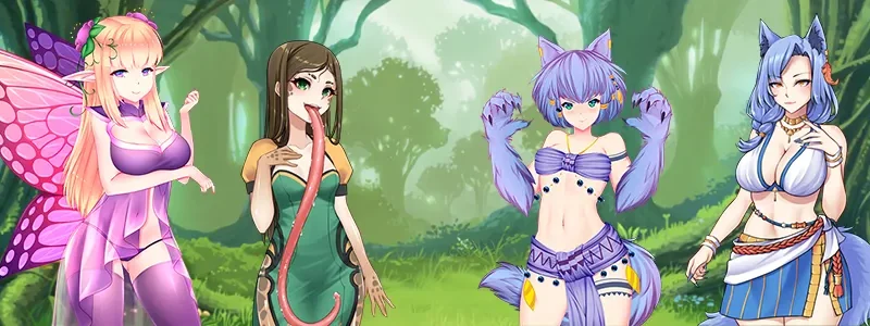 MonGirl Conquest cover 0.9.3 – Ren'Py adult game by Yeehaw Games free download