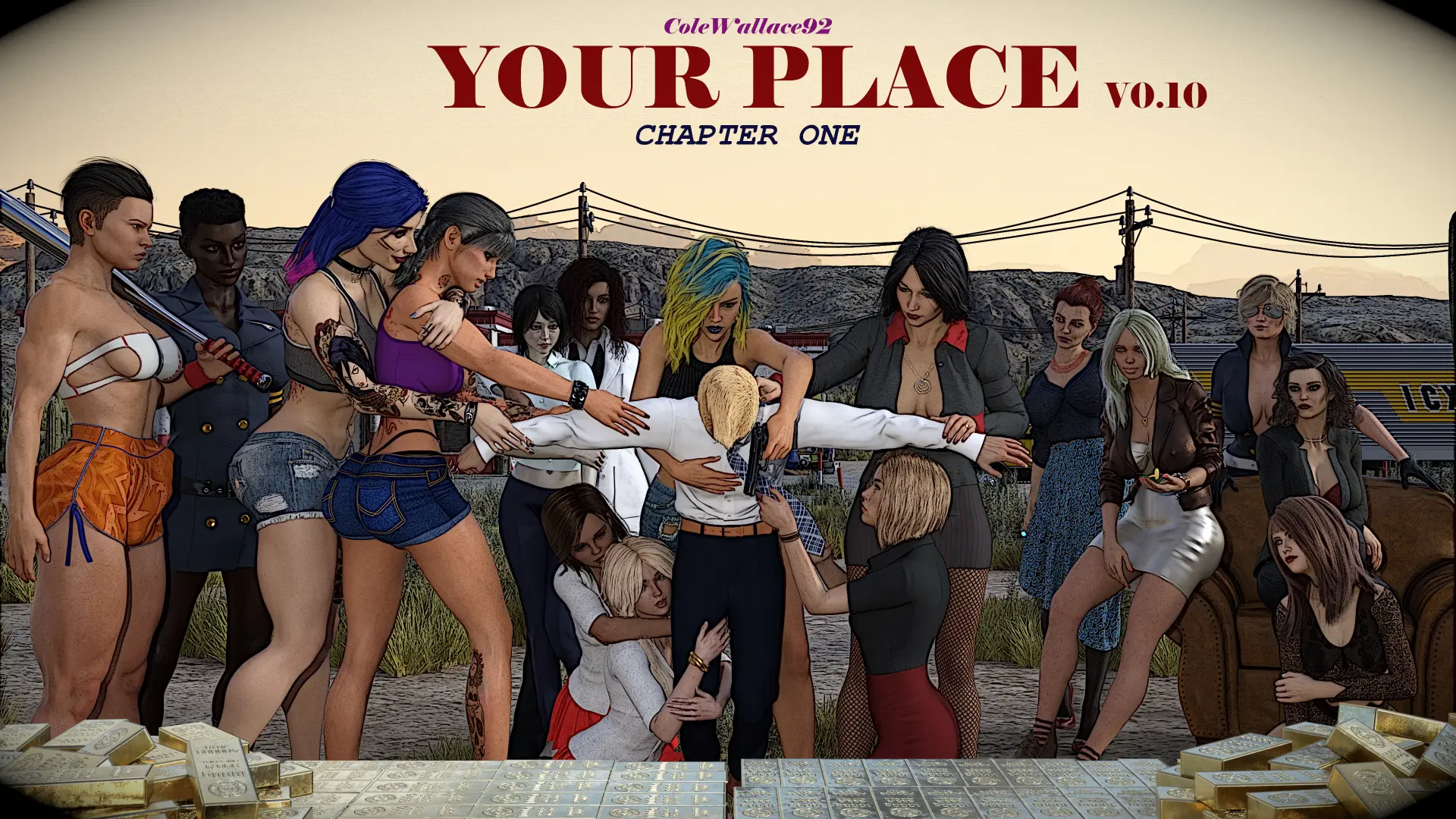 Your Place – Chapter 2 gameplay screenshot 12 (Ren'Py adult game) by ColeWallace92 – free download