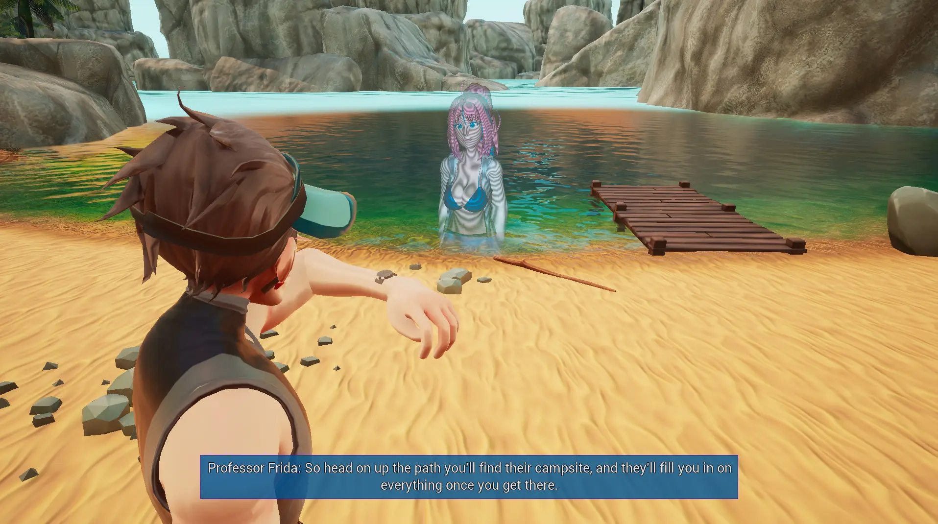 Sapphire Safari gameplay screenshot 4 (Ren'Py adult game) by Kinky Fridays – free download