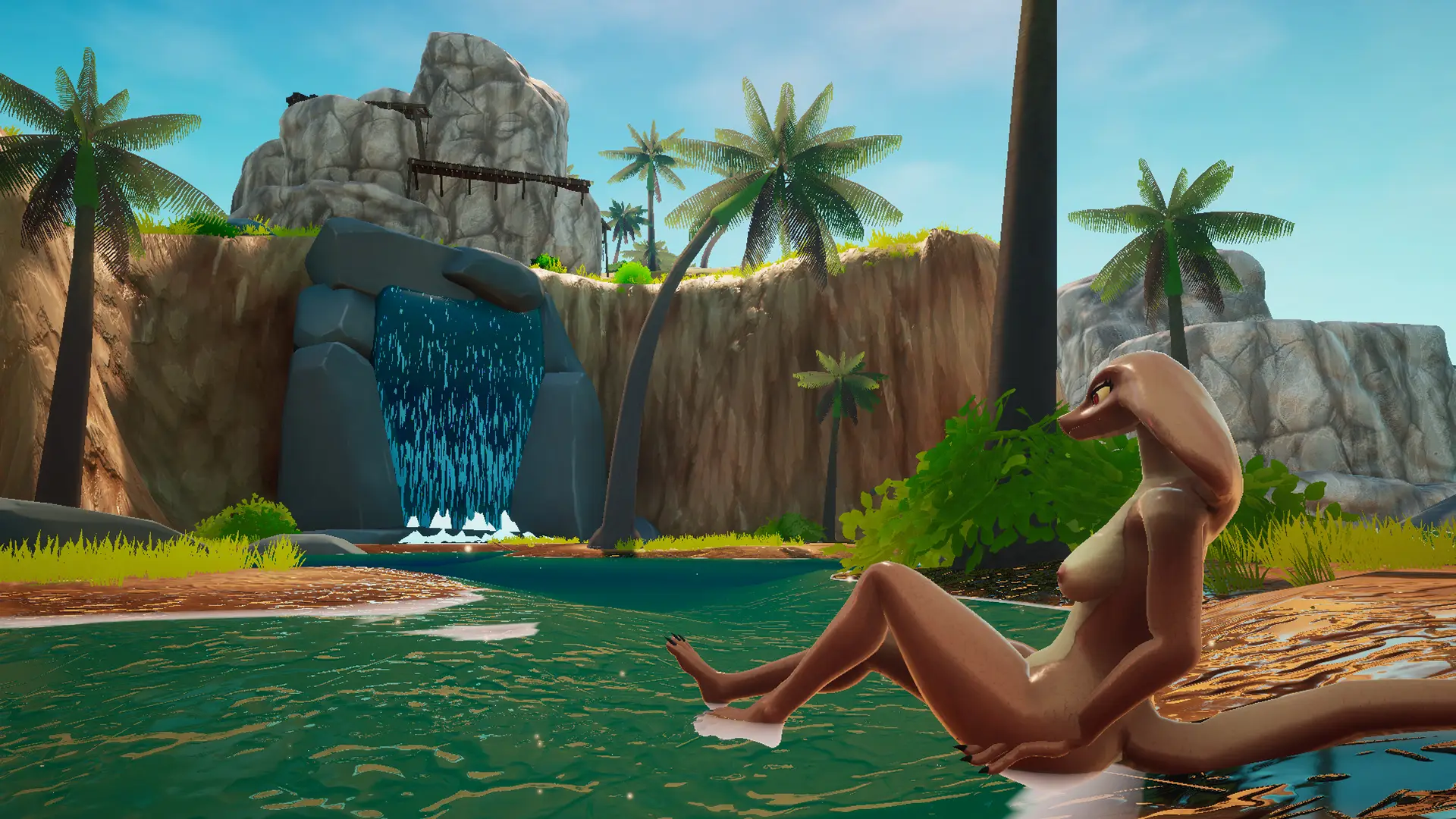 Sapphire Safari gameplay screenshot 6 (Ren'Py adult game) by Kinky Fridays – free download