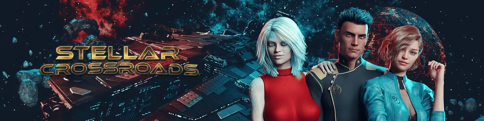 Stellar Crossroads gameplay screenshot 1 (Ren'Py adult game) by Xavster Gaming – free download