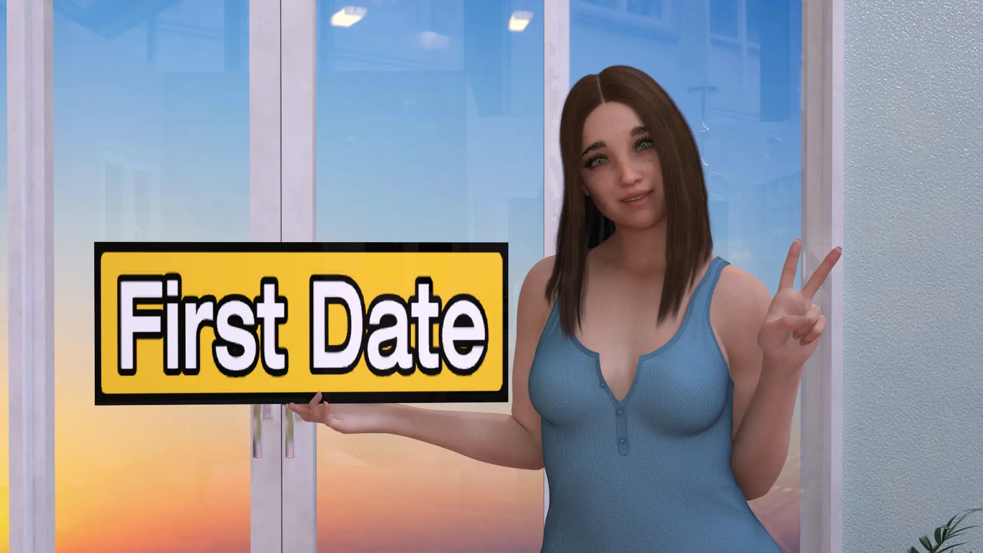 First Date cover Part 2 – Ren'Py adult game by GrimCiri free download