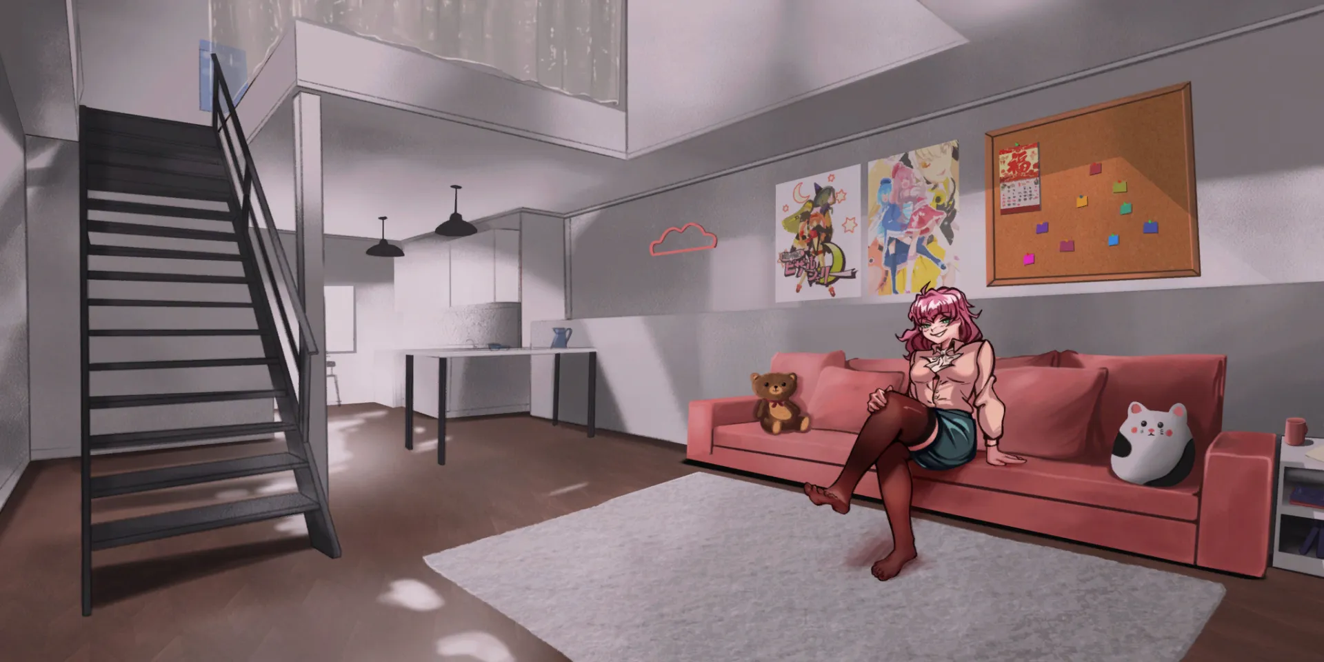 Serenity in Surrender gameplay screenshot 2 (Ren'Py adult game) by Depression Deity – free download