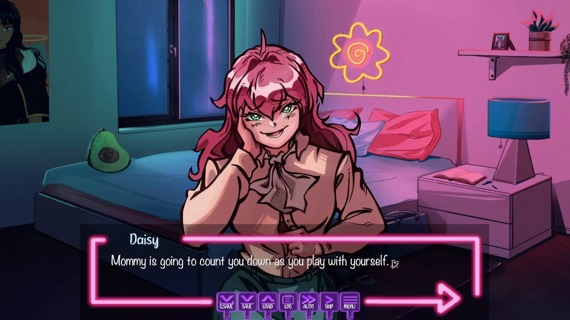 Serenity in Surrender gameplay screenshot 4 (Ren'Py adult game) by Depression Deity – free download