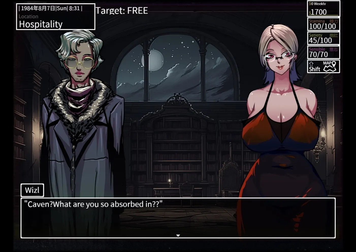 BlackBook80 gameplay screenshot 6 (Ren'Py adult game) by Medio Ting – free download
